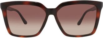 Guess Brown Gradient Square Ladies Sunglasses GU00099 52F 55