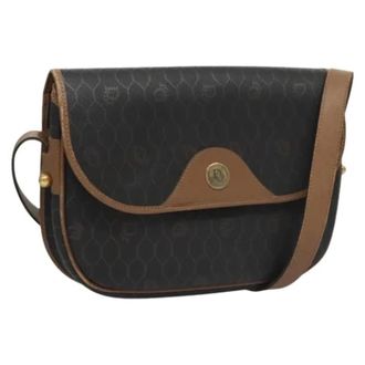 Dior Pre-owned Cross Body Bags, female, Black, Size: ONE SIZE Pre-owned Vintage Plastic Shoulder Bag