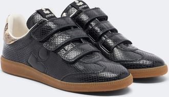 Isabel Marant Beth snake-effect leather sneakers
