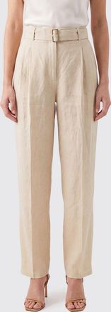 Max Mara Pantaloni slim fit in tela di lino