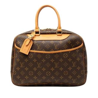Louis Vuitton Pre-owned Handbags, female, Brown, Size: ONE SIZE Pre-owned Deauville Monogram Handbag