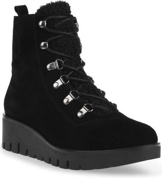 Anne Klein Donata DONA01F9-006 Black Suede Ankle Boots JZZ1115