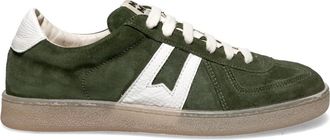 Moma Moma, Schoenen, Heren, Groen, 41 EU, Leer, Vulcano Sneakers