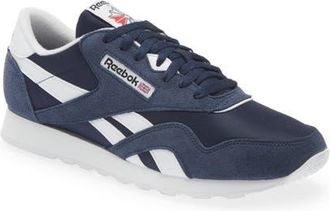 Reebok Classic Nylon Sneaker in Vecnav/ftw at Nordstrom, Size 8