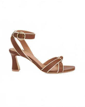 Malone Souliers Womens Rudi 70 Open Toe Sandal In Oak/cream