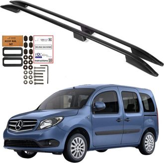 OEM Barras De Techo Mercedes-benz Citan W415 L2 Long 2012-2021 Negro S&oacute;lido