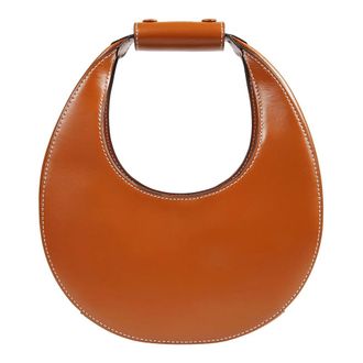 Staud Staud, Tassen, Dames, Bruin, ONE Size, Leer, Mini Moon Bag