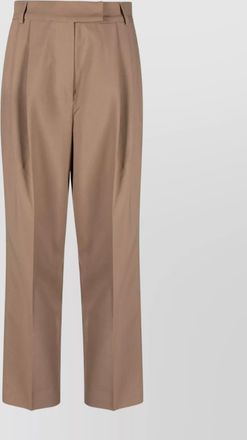 Frankie Shop tencel high waist wide leg trousers