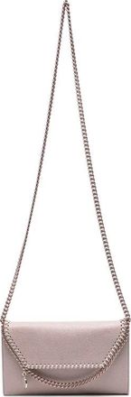 Stella McCartney Tassen, Dames, Roze, ONE Size, Polyester, Falabella Portemonnee Crossbody Tas