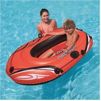 Trade Shop Trade Shop - Canotto Gonfiabile Per Mare E Piscina 155 X 97 Cm Rosso Hydroforce