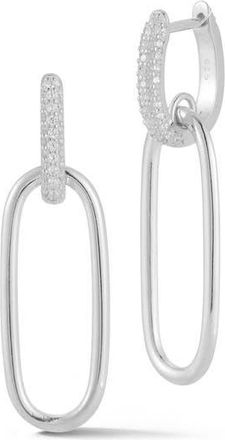 Chloe and Madison Drop Earrings in Silver at Nordstrom Rack