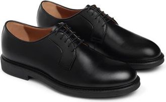 Nero Giardini Plain Toe Derby in Black at Nordstrom, Size 10-10.5Us