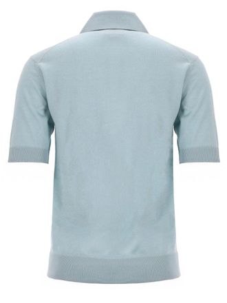 Gucci Wool Cashmere Polo Shirt - Blue
