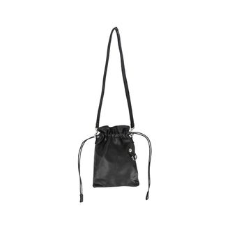 Yohji Yamamoto Drawstring Leather Shoulder Bag