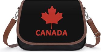 Generic Canada Flag Maple Fashion Womens Crossbody Bags Novelty Handbag Shoulder Bag Purse