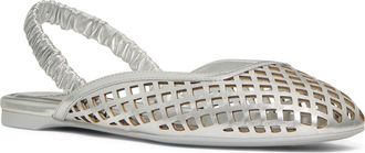 Kate Spade New York slingback flat in Silver at Nordstrom, Size 6.5