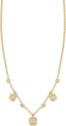 Bony Levy Monaco 18K 0.10 Ct. Tw. Diamond Station Necklace
