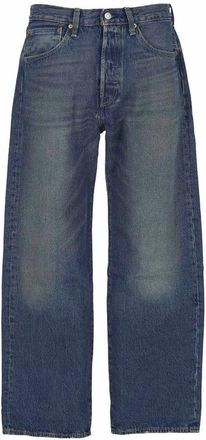 Levi's Levis 501 Blue Washed-Effect Jeans