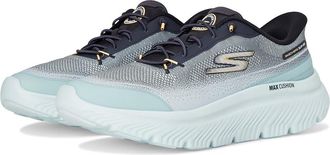 Skechers Go Walk Max Cushioning Hyper Burst Zoltar Hands Free Slip-in Mens Walking Shoes Light Blue : 10.5 D - Medium, Textile