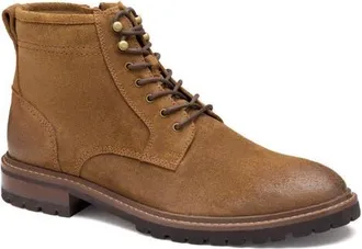Johnston & Murphy Barrett Plain Toe Boot in Snuff Oiled Suede at Nordstrom, Size 11.5
