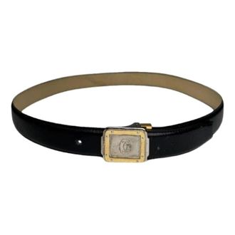 Cartier Pre-owned Belts, unisex, Black, Size: ONE SIZE Pre-owned Vintage Leather Belt