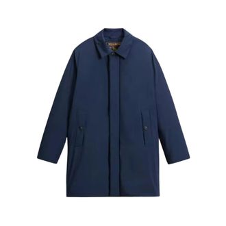 Woolrich Cloud Lamar Jas - Heren - Mantels - Blauw - Maat: XL Polyamide