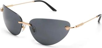 Versace Zonnebril - Dames - Zonnebrillen - Geel - 60 MM - Accessoires