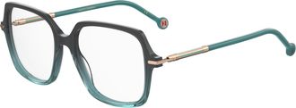 Carolina Herrera Womens 54 mm Green Eyeglasses