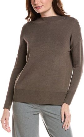 Lafayette 148 New York Relaxed Wide Stripe Sweater