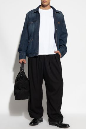 Maison Margiela T-shirt With Logo, Mens, White