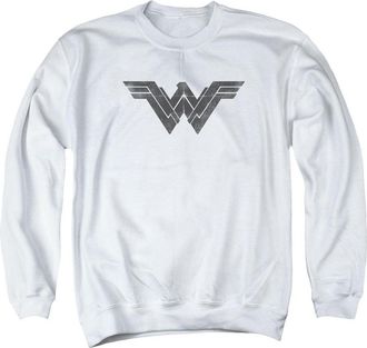 Gildan Batman V Superman Folded And Distressed Adult Crewneck Sweatshirt