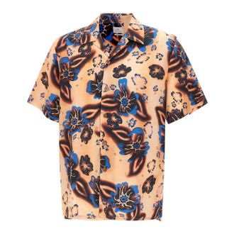 Paul Smith Bloemenprint Shirt - Heren - Korte mouwen Overhemden - Veelkleurig - M - Overhemden