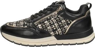 Tamaris Sneakers Laag - Dames - Sneakers - Zwart - 40 EU - Schoenen