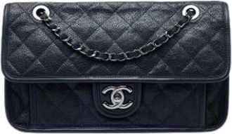 Chanel Pre-owned French Riviera Flap - - Pre-owned - Donna - Blu - ONE SIZE