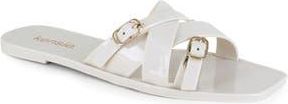 Kensie Jellie Slide Sandal in Off White at Nordstrom Rack, Size 10