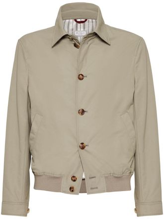 Brunello Cucinelli Waterbestendig bomberjack - Beige