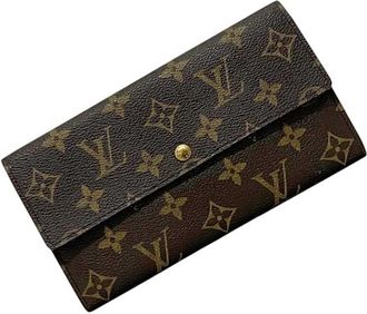 Louis Vuitton Monogram Brown Monogram Long Wallet (Bi-Fold) (Pre-Owned)