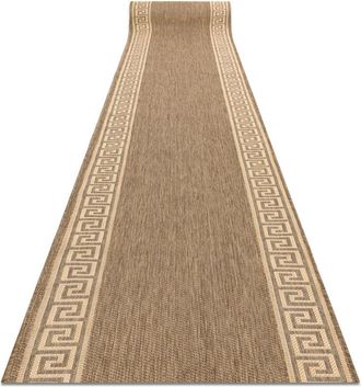 RugsX Rugsx - Alfombra De Pasillo Sizal Floorlux Modelo 20014 Color Caf&eacute;/color Ma&iacute;z 200 Cm Beige 200x350 Cm
