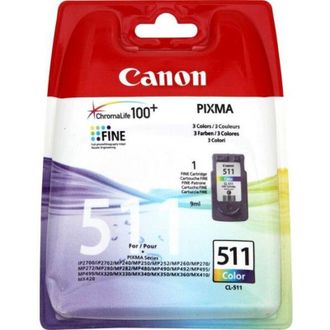 CANON Cl-511 Cartucho De Tinta 1 Pieza(s) Original Cian, Magenta, Amarillo
