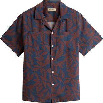 Woolrich Camicia a maniche corte con stampa - Rosso