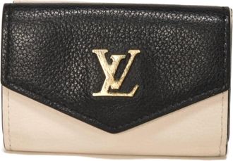 Louis Vuitton Noir Rose Tricolor Leather Wallet (Tri-Fold) (Pre-Owned)