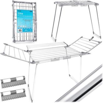 OEM Tendedero De Pie Plegable Lina 22 M, Acero Inoxidable