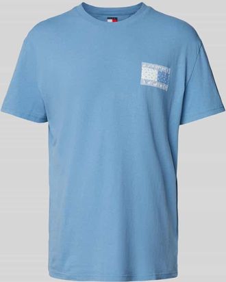 Tommy Jeans Regular Fit T-Shirt aus reiner Baumwolle in Rauchblau, Größe XXL