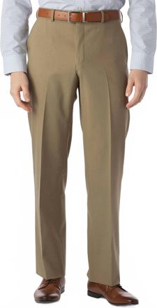 Ballin Super 120S Wool Travel Twill Comfort-Eze Trouser - Soho Modern Fit In Sand