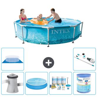 Intex Piscina Con Estructura Redonda - 305x76 Cm - 8-piezas S31393
