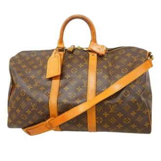 Louis Vuitton Pre-owned Weekend Bags, unisex, Brown, Size: ONE SIZE Pre-owned Keepall Bandouli&egrave;re 45