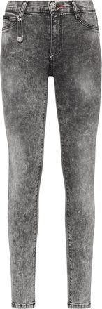 Philipp Plein Jegging Met Hoge Taille Iconic Plein