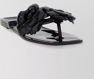 Coperni silicone flower flat sandals
