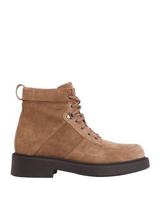 8 by YOOX SPLIT LEATHER LACE-UP ANKLE BOOTS