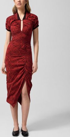 Vivienne Westwood Womens Pulling ruched polo dress